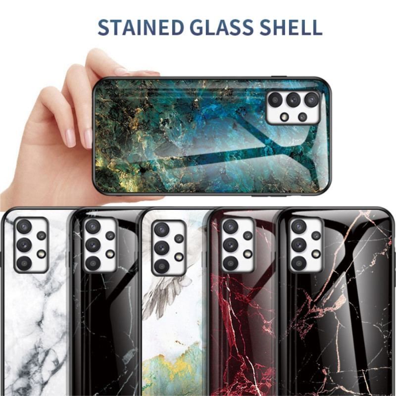 Coque Samsung Galaxy A53 5G Verre Trempé Marble Colors