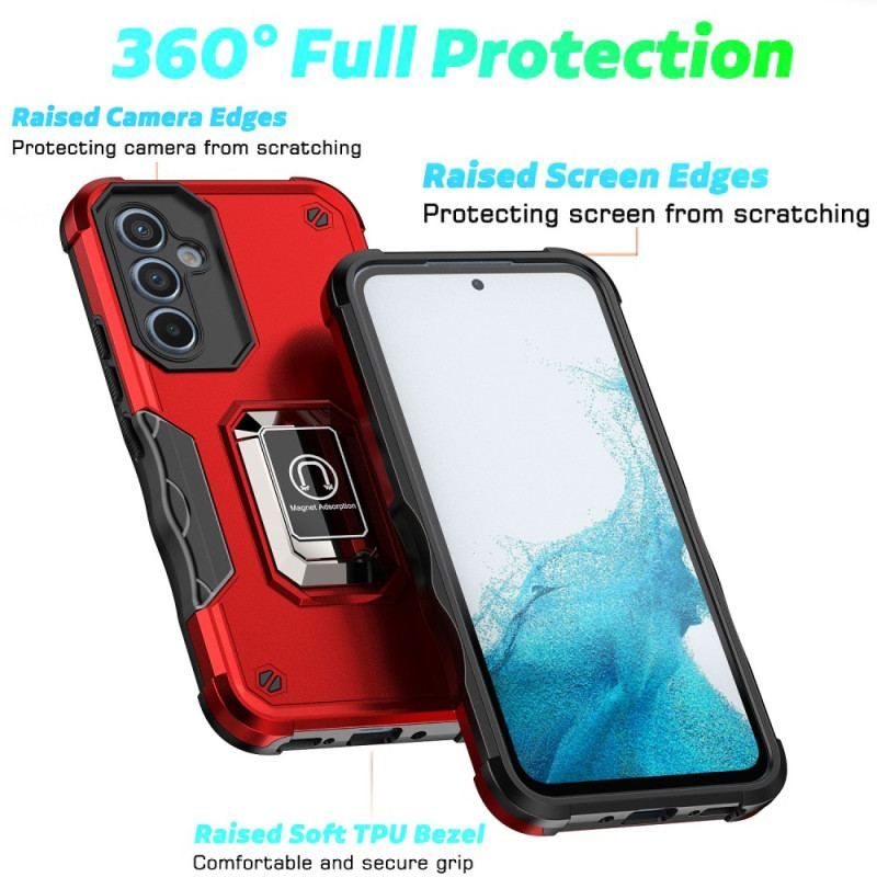 Coque Samsung Galaxy A54 5G Anneau-Support Métal