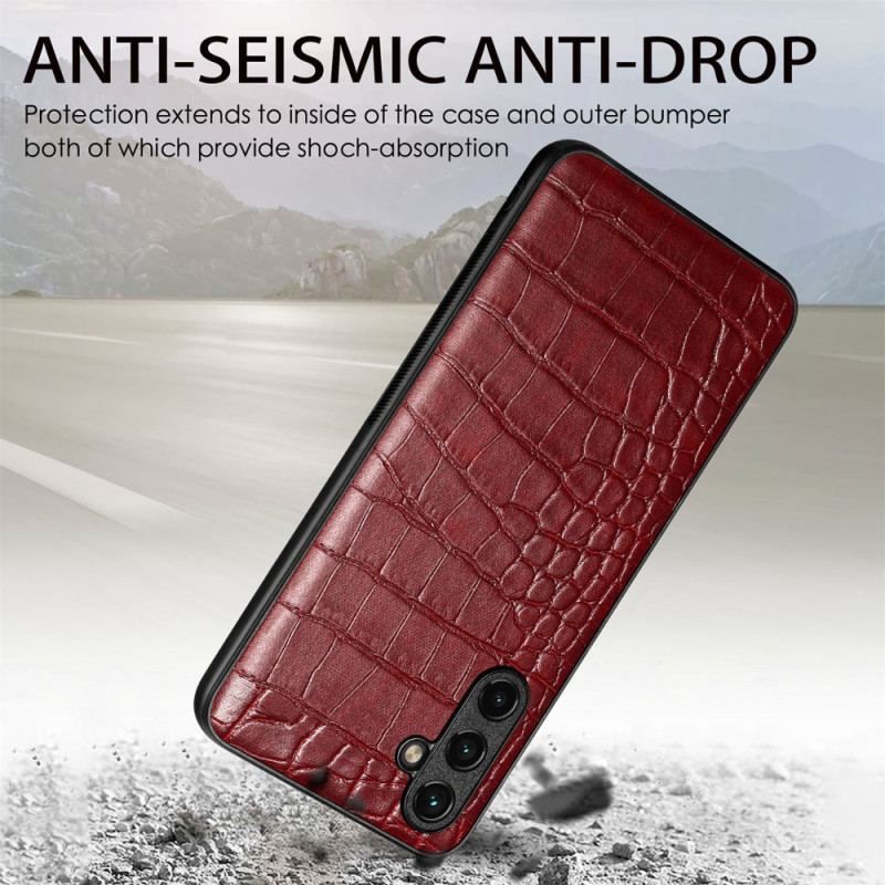 Coque Samsung Galaxy A54 5G Effet Peau de Crocodile