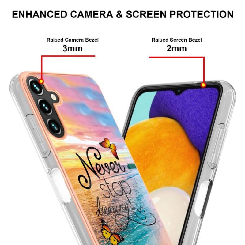 Coque Samsung Galaxy A54 5G Never Sto Dreaming Papillons