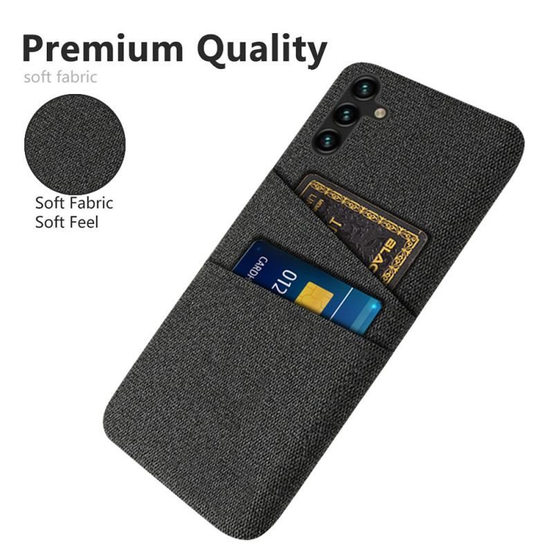 Coque Samsung Galaxy A54 5G Tissu Porte-Cartes