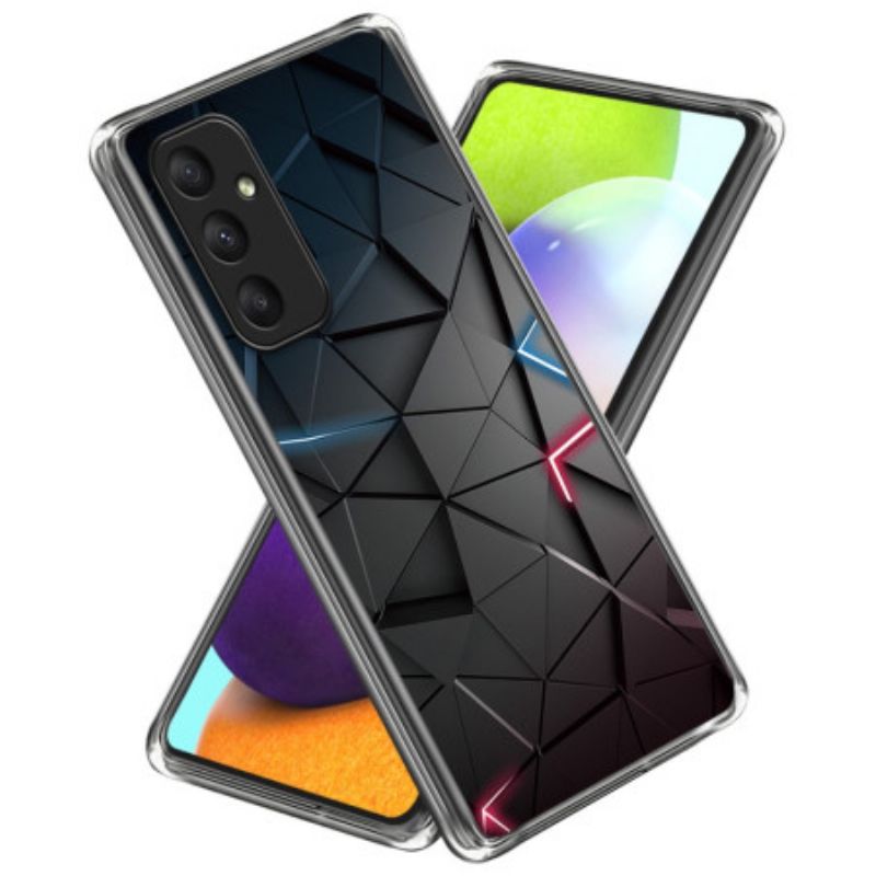 Coque Samsung Galaxy A55 5G Triangles Noirs