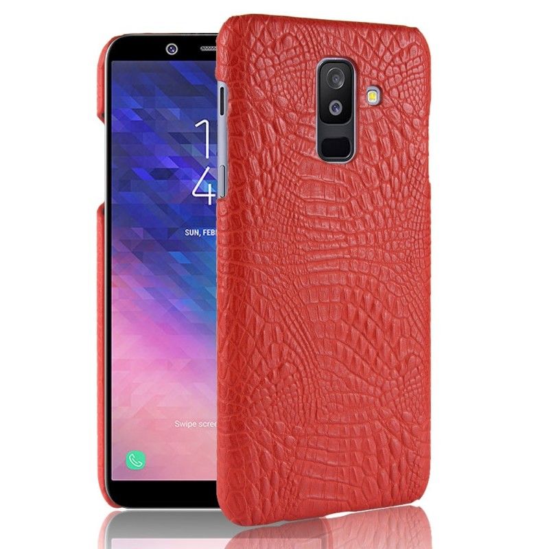 Coque Samsung Galaxy A6 Plus Effet Peau De Crocodile