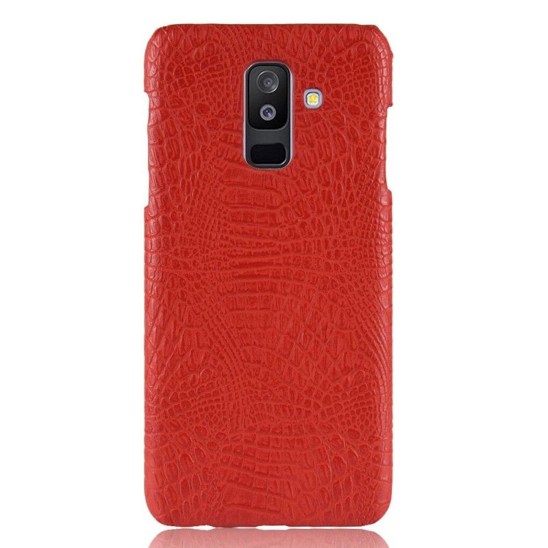 Coque Samsung Galaxy A6 Plus Effet Peau De Crocodile