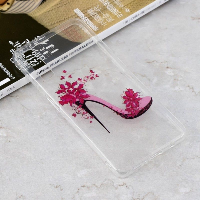 Coque Samsung Galaxy A7 Escarpin Fleuri