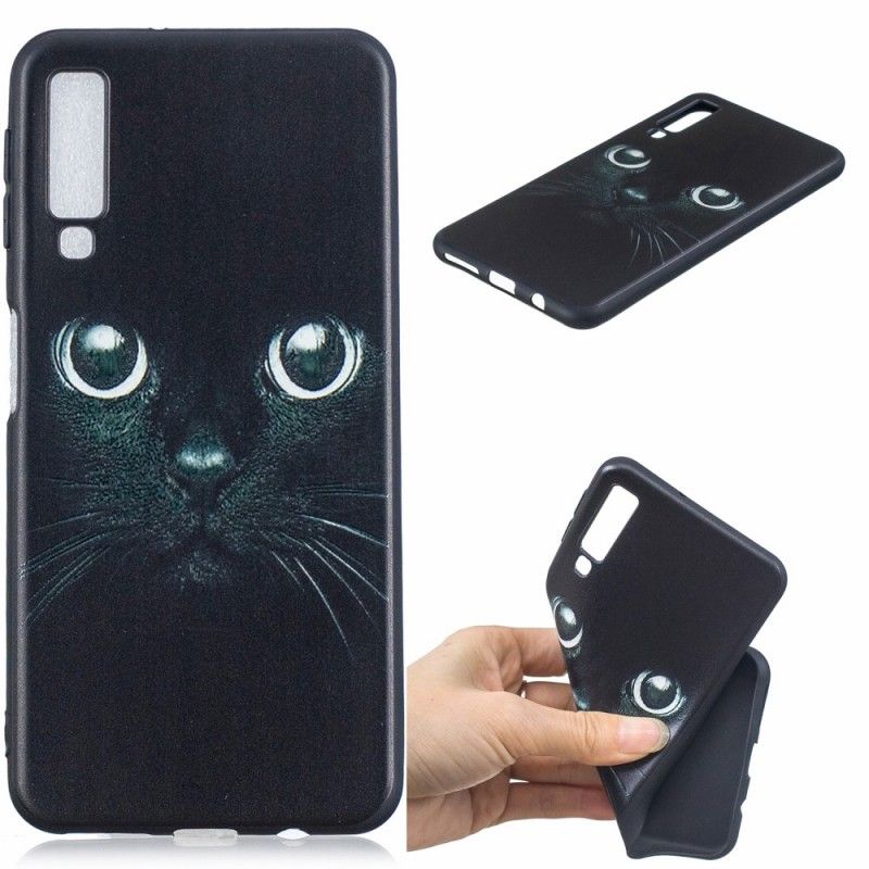 Coque Samsung Galaxy A7 Yeux De Chat