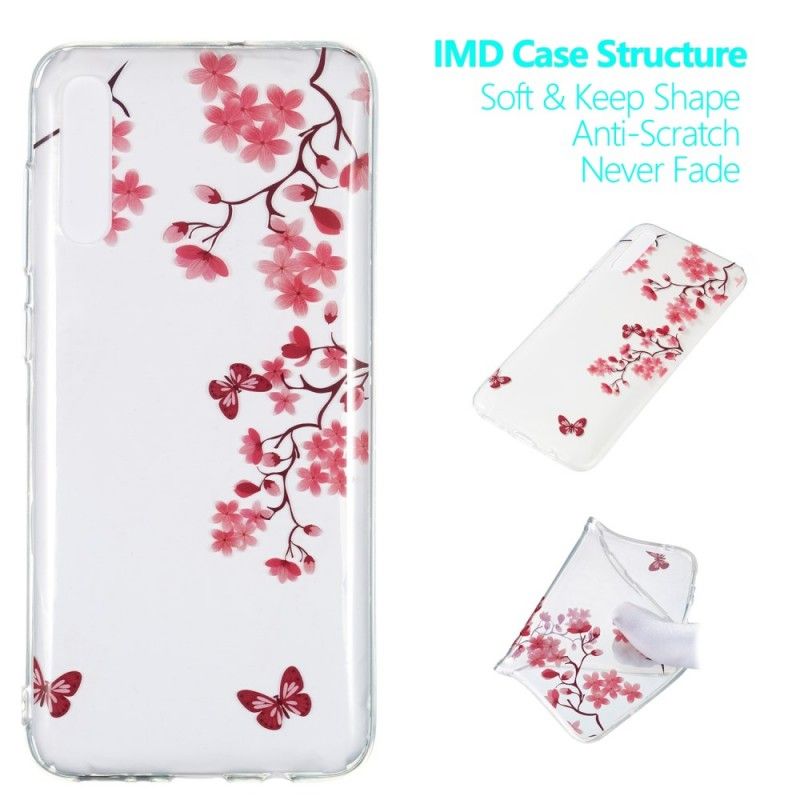 Coque Samsung Galaxy A70 Arbre À Fleurs