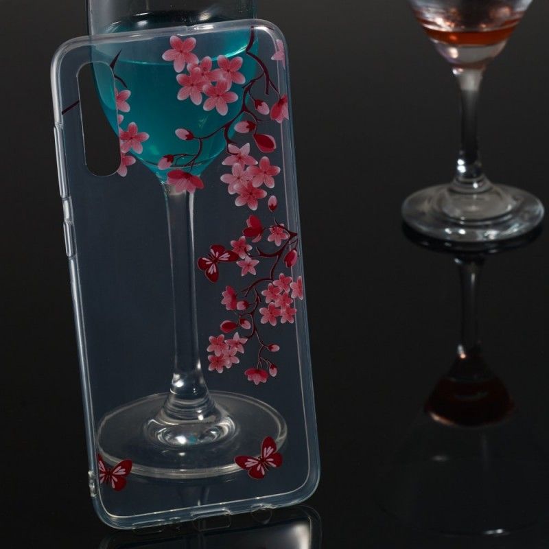 Coque Samsung Galaxy A70 Arbre À Fleurs