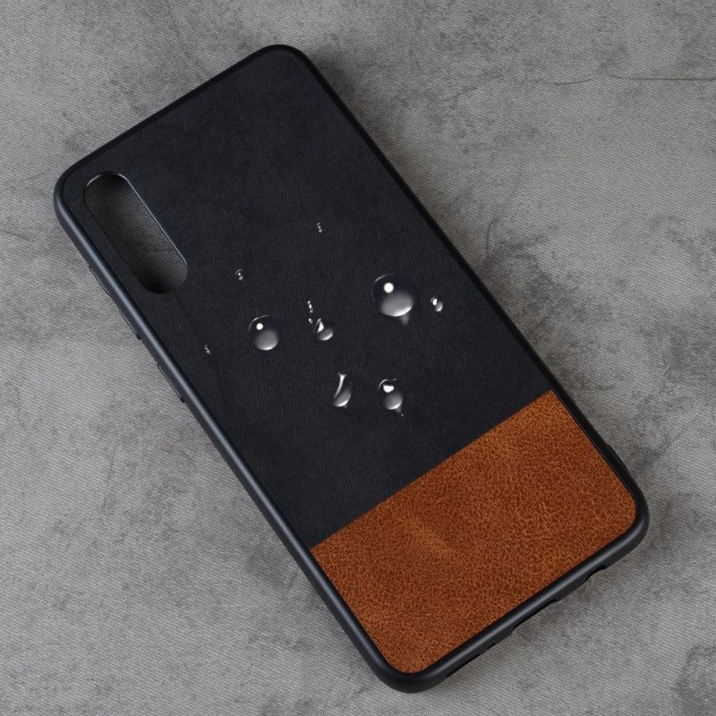 Coque Samsung Galaxy A70 Bicolore Simili Cuir