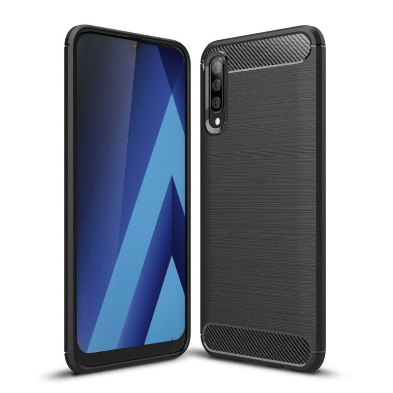 Coque Samsung Galaxy A70 Fibre Carbone Brossée