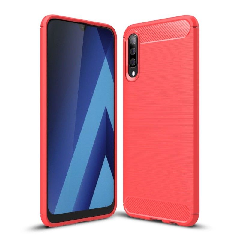 Coque Samsung Galaxy A70 Fibre Carbone Brossée