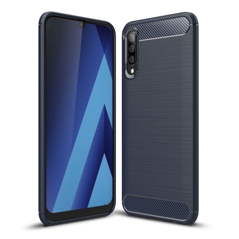 Coque Samsung Galaxy A70 Fibre Carbone Brossée