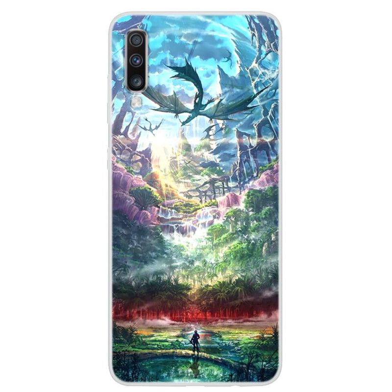 Coque Samsung Galaxy A70 Nature Paradisiaque