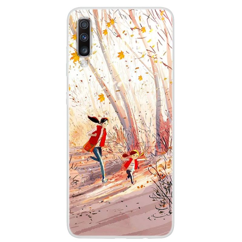 Coque Samsung Galaxy A70 Paysage D'automne