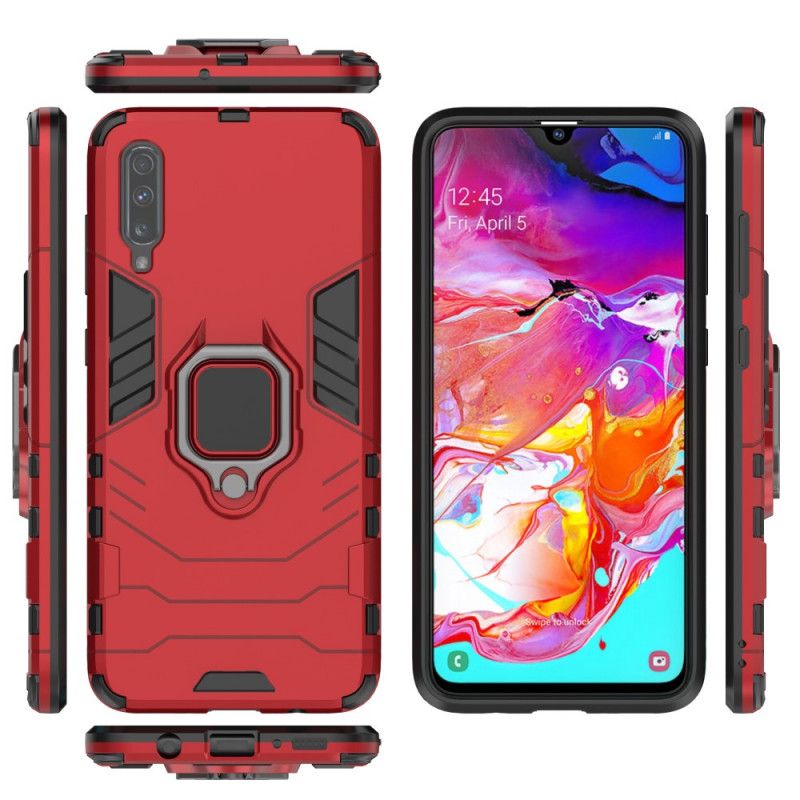 Coque Samsung Galaxy A70 Ring Résistante