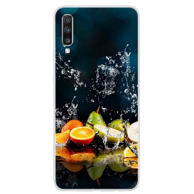 Coque Samsung Galaxy A70 Splash D'agrumes