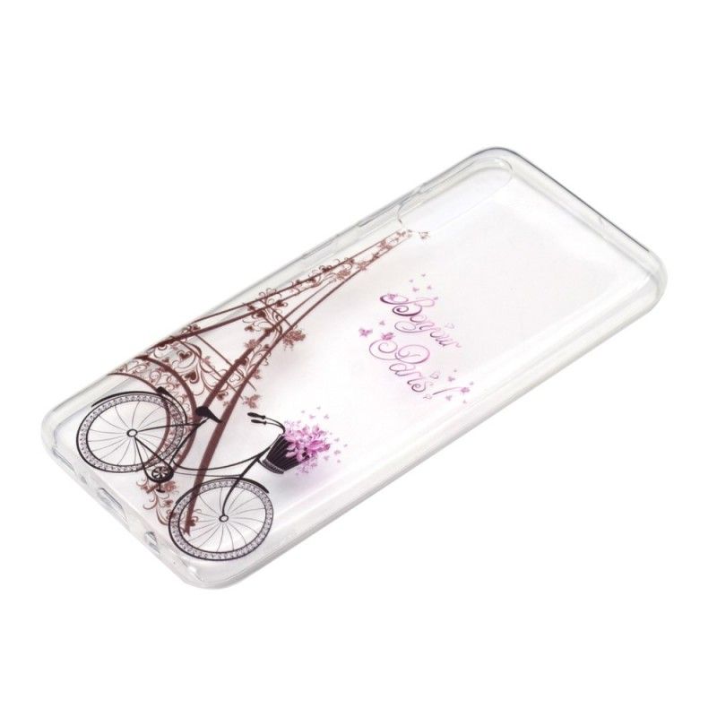 Coque Samsung Galaxy A70 Transparente Bonjour Paris