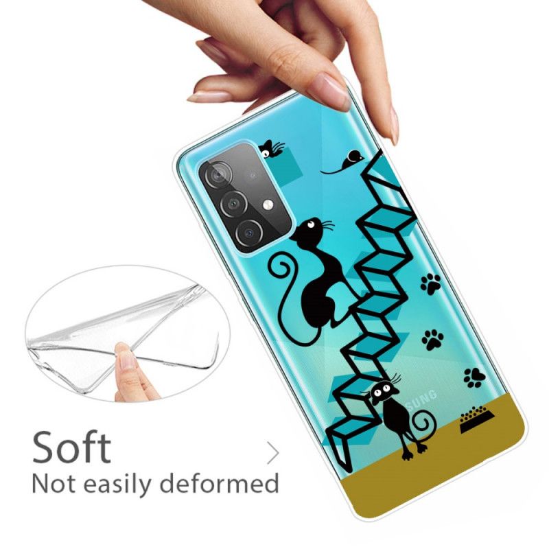 Coque Samsung Galaxy A72 4g / A72 5g Drôles De Chat