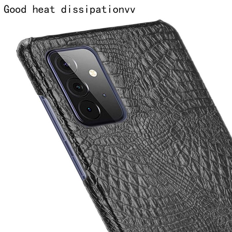 Coque Samsung Galaxy A72 4g / A72 5g Effet Peau De Crocodile