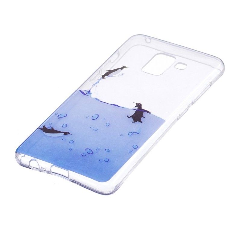 Coque Samsung Galaxy A8 2018 Jeu De Pingouins