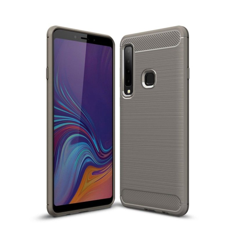 Coque Samsung Galaxy A9 Fibre Carbone Brossée