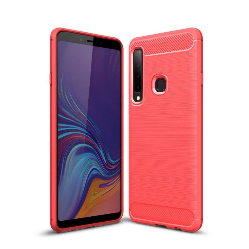 Coque Samsung Galaxy A9 Fibre Carbone Brossée