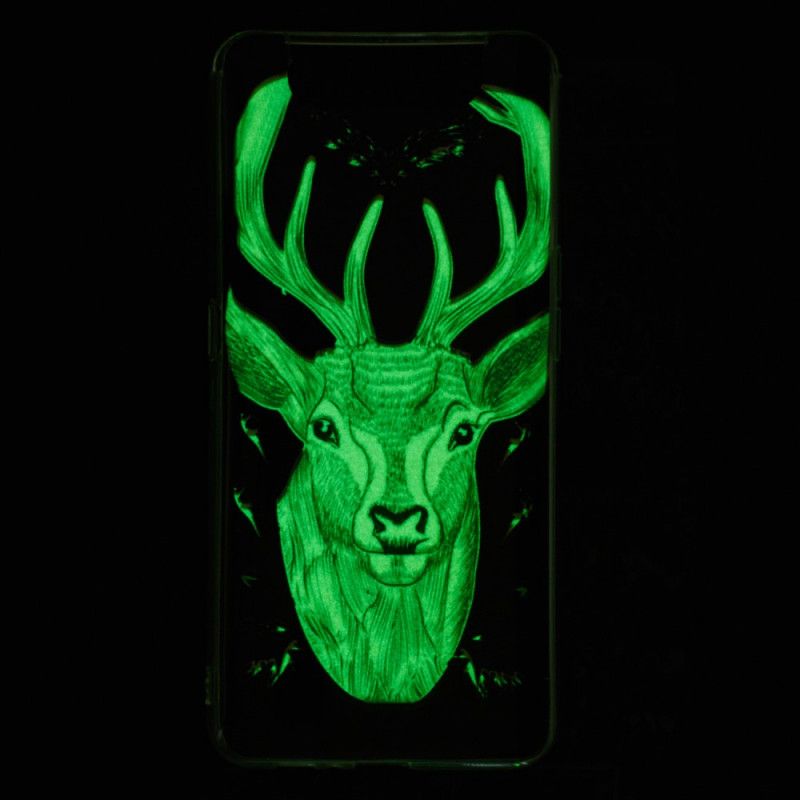 Coque Samsung Galaxy A90 / A80 Cerf Majestueux Fluorescente