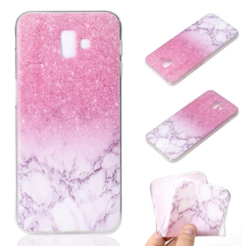 Coque Samsung Galaxy J6 Plus Effet Marbré