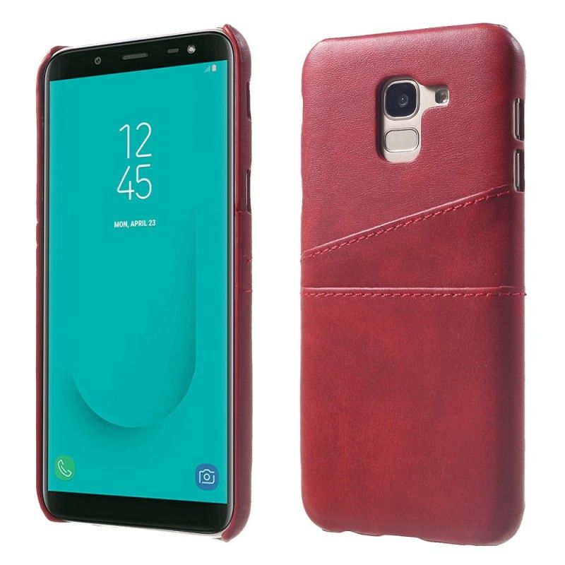 Coque Samsung Galaxy J6 Porte Cartes