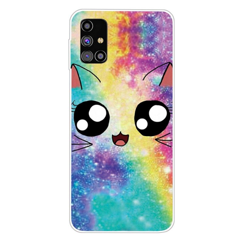 Coque Samsung Galaxy M51 Chat Cartoon