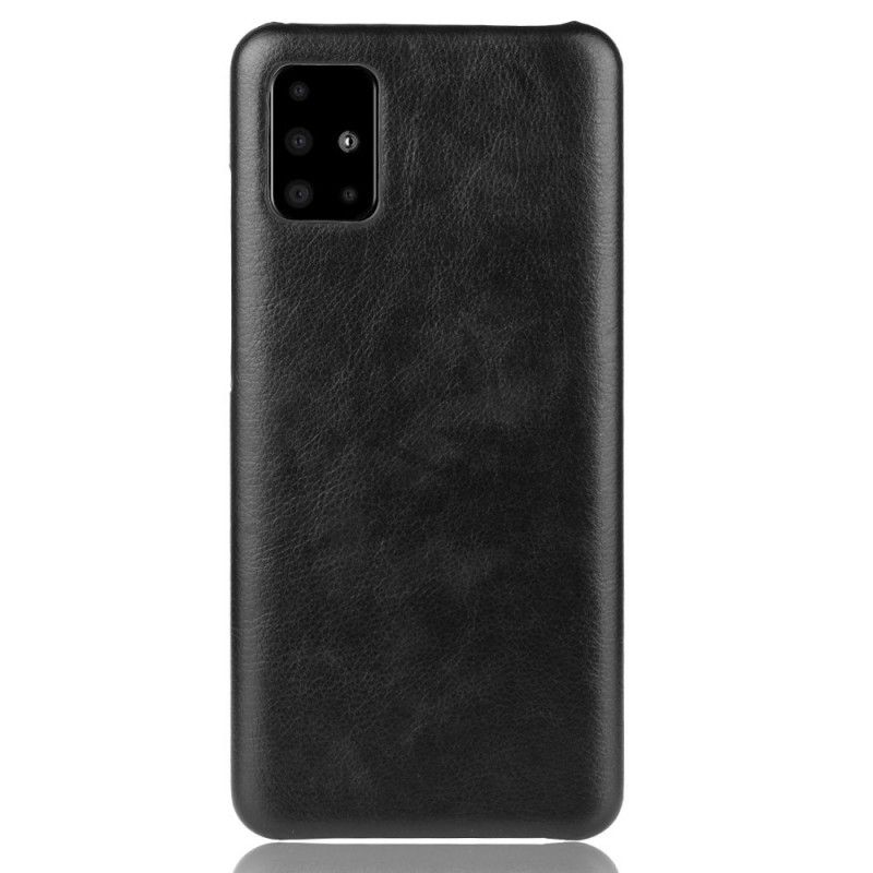 Coque Samsung Galaxy M51 Effet Cuir Litchi