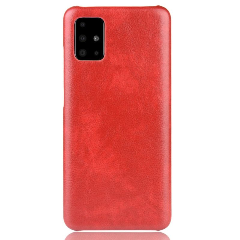 Coque Samsung Galaxy M51 Effet Cuir Litchi