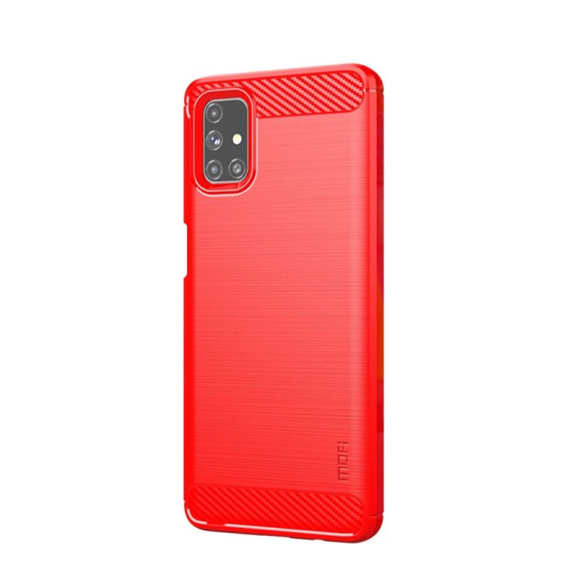 Coque Samsung Galaxy M51 Fibre Carbone Brossée Mofi