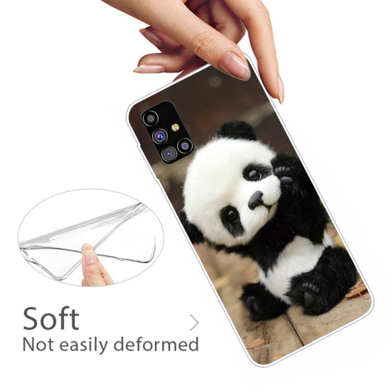 Coque Samsung Galaxy M51 Flexible Panda