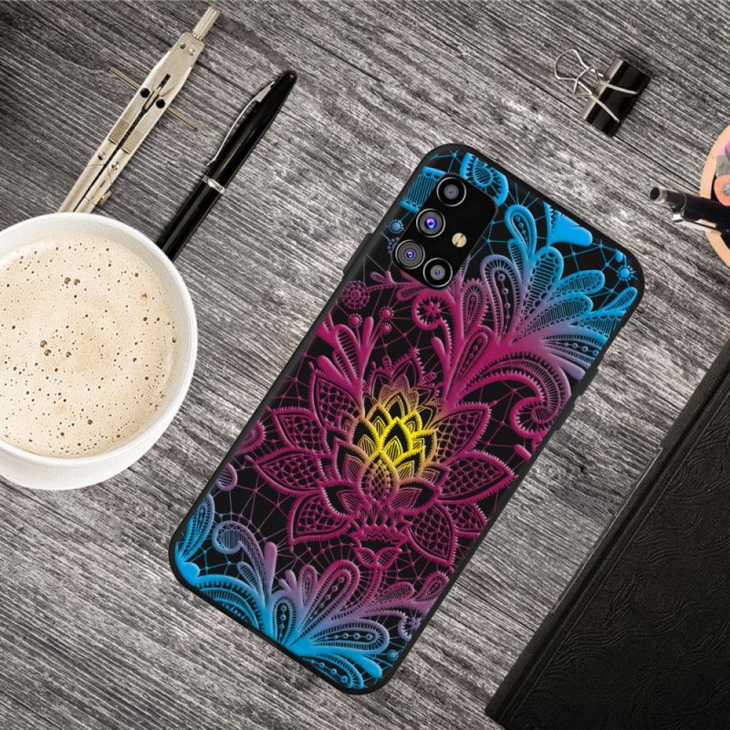 Coque Samsung Galaxy M51 Florale Intense