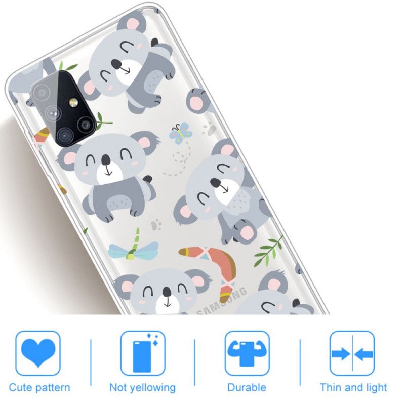 Coque Samsung Galaxy M51 Mignons Koalas