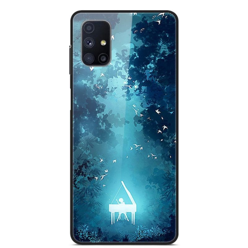 Coque Samsung Galaxy M51 Piano Dans La Nuit