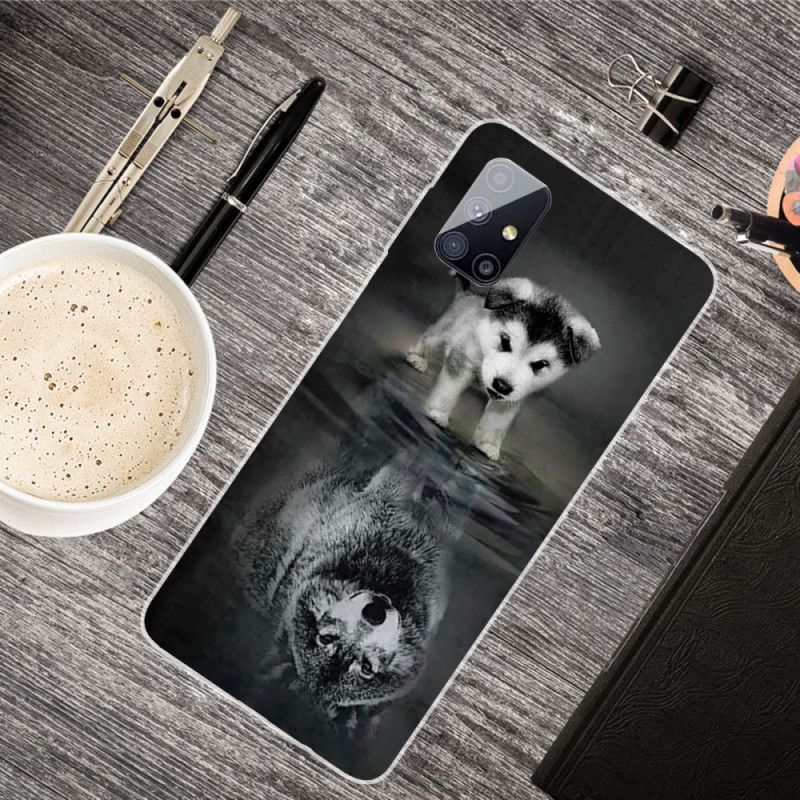 Coque Samsung Galaxy M51 Rêve De Chiot