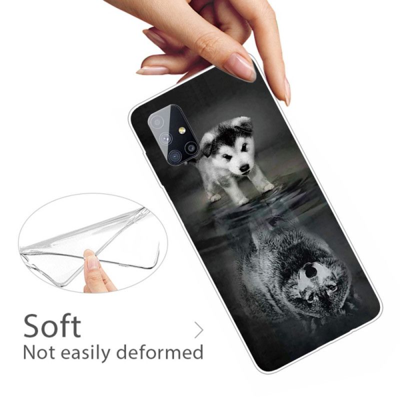 Coque Samsung Galaxy M51 Rêve De Chiot