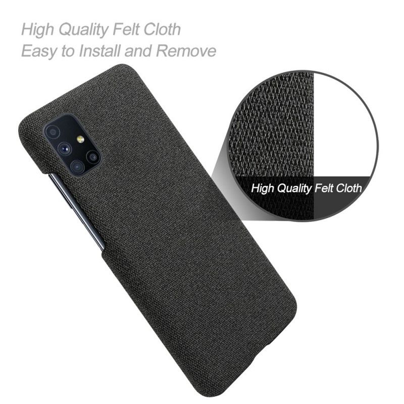 Coque Samsung Galaxy M51 Texture Tissu