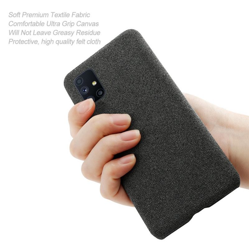 Coque Samsung Galaxy M51 Texture Tissu