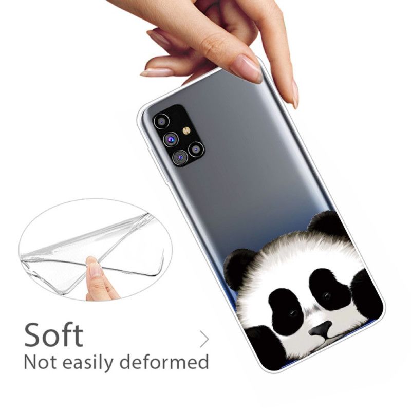 Coque Samsung Galaxy M51 Transparente Panda