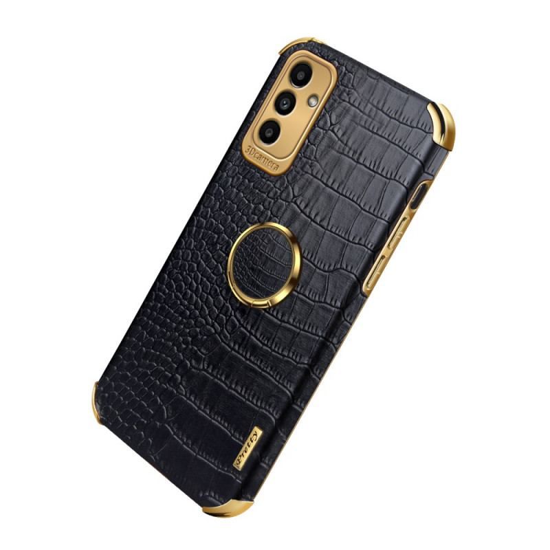 Coque Samsung Galaxy M52 5G Anneau Crocodile