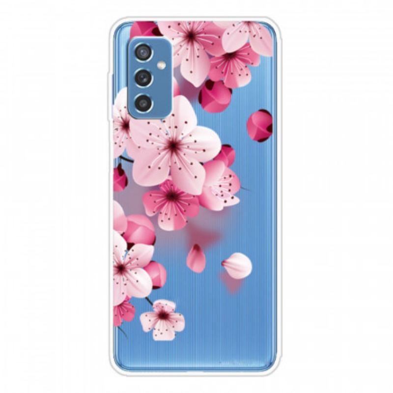 Coque Samsung Galaxy M52 5G Pluie de Fleurs