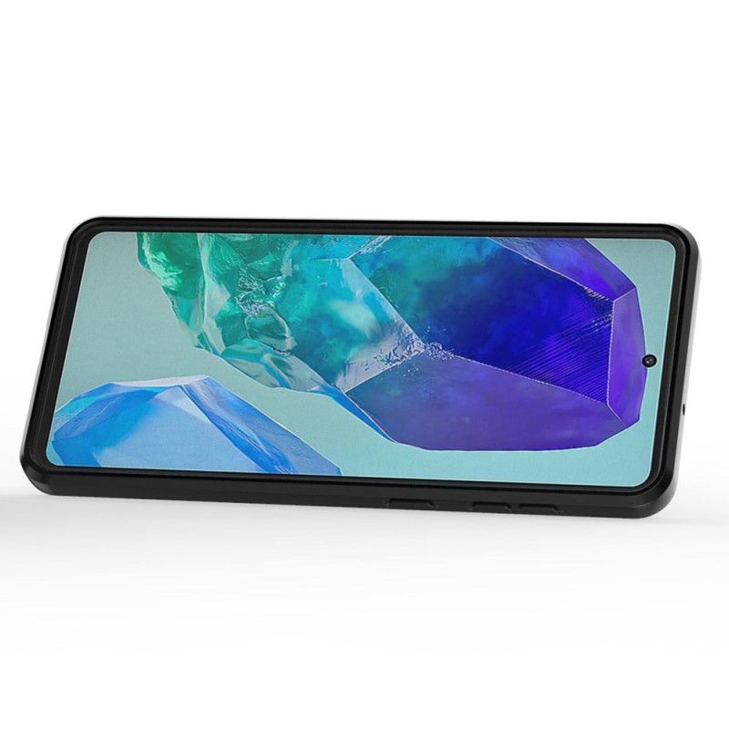 Coque Samsung Galaxy M55 5G Couverture de Caméra Coulissante