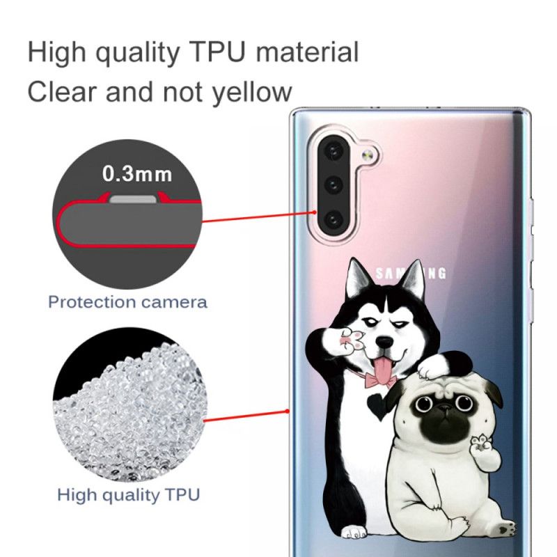 Coque Samsung Galaxy Note 10 Drôles De Chiens