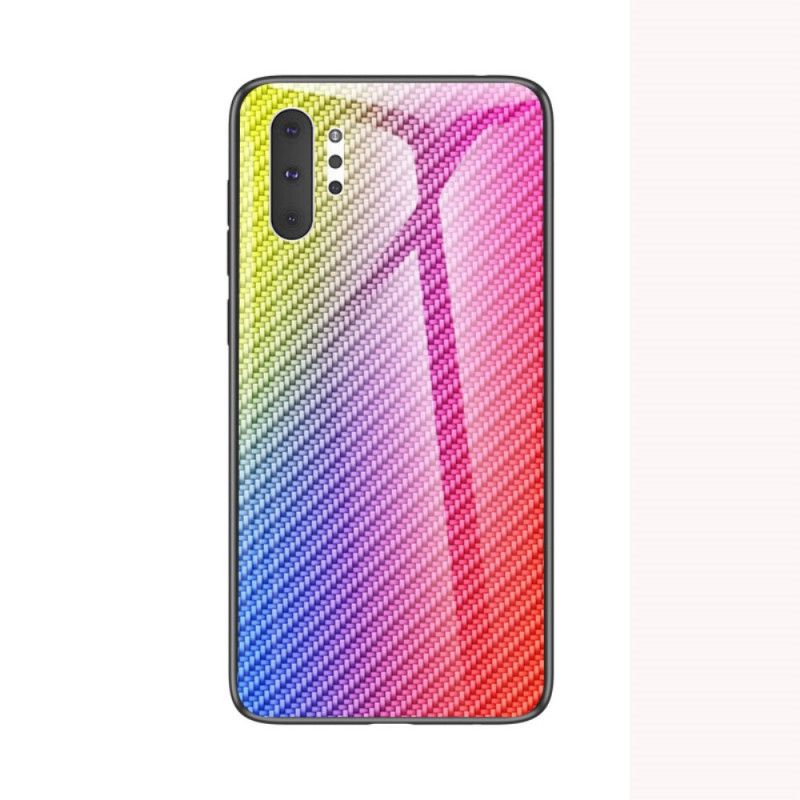 Coque Samsung Galaxy Note 10 Plus Verre Trempé Fibre Carbone