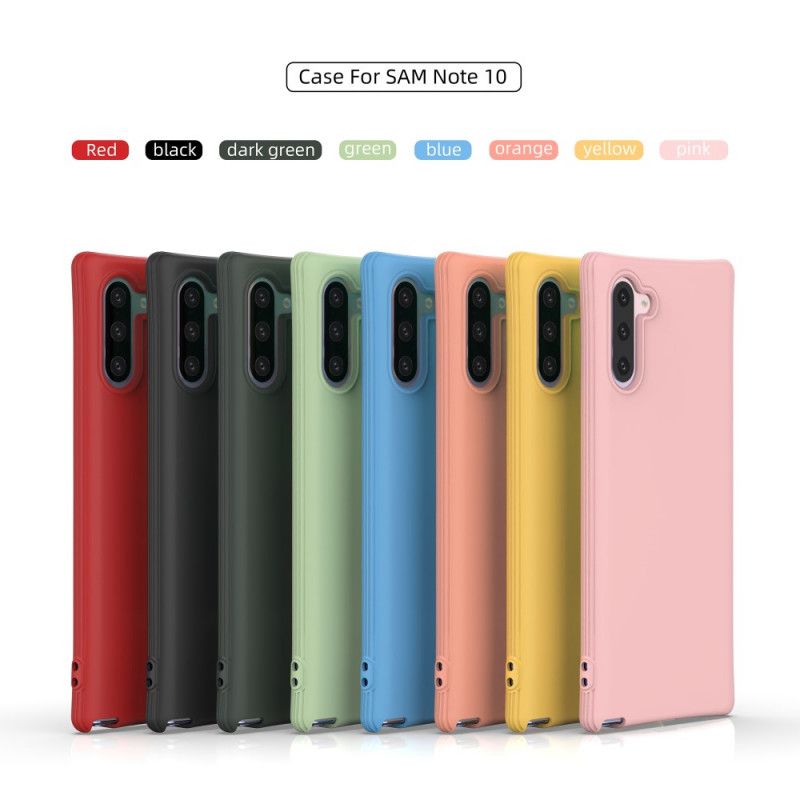 Coque Samsung Galaxy Note 10 Silicone Flexible Mat