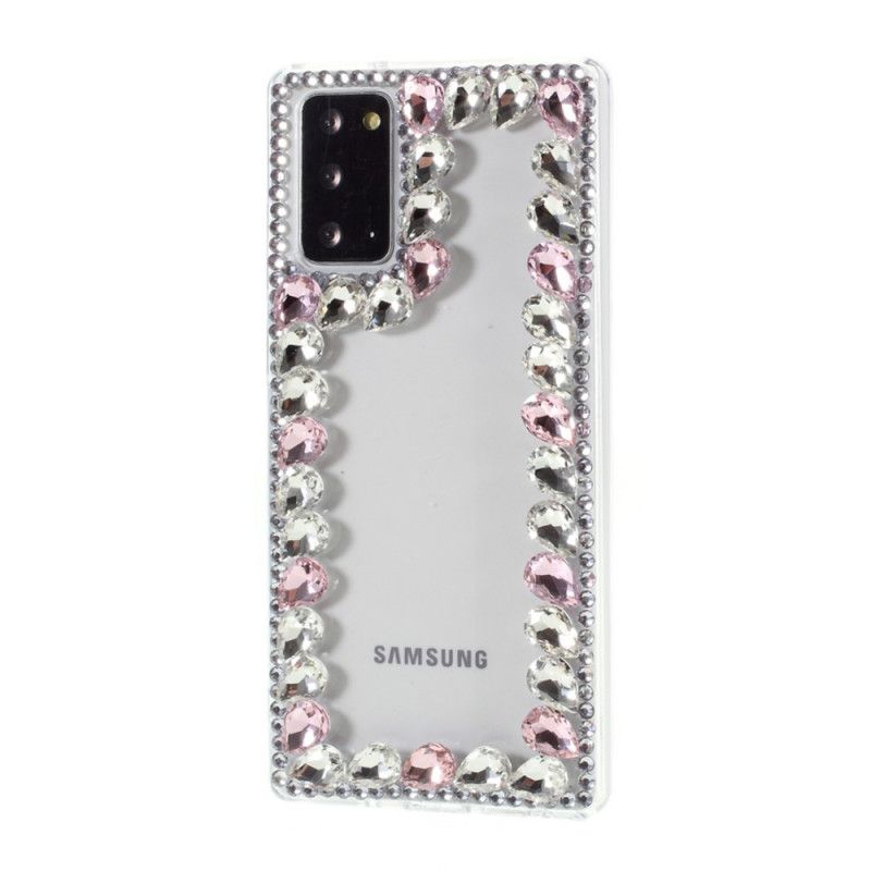 Coque Samsung Galaxy Note 20 Contour Strass