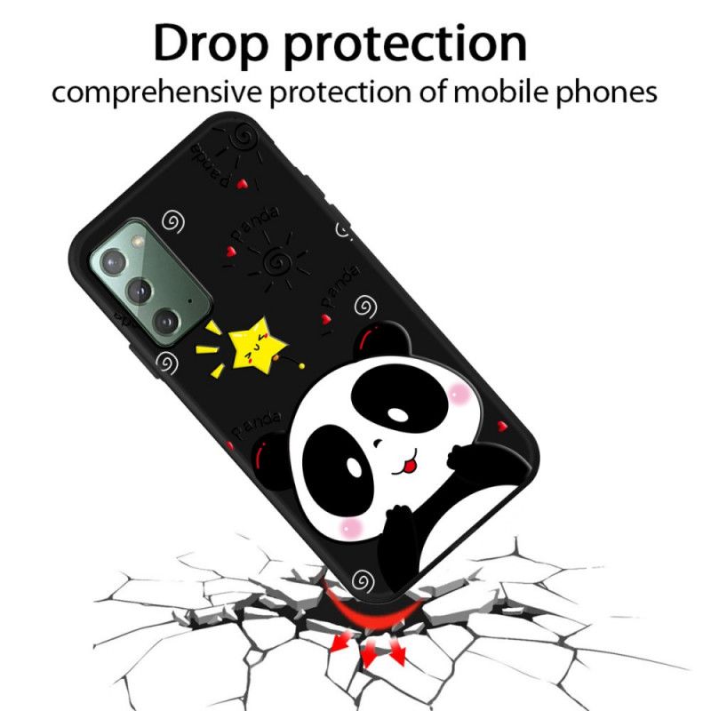 Coque Samsung Galaxy Note 20 Étoile Panda